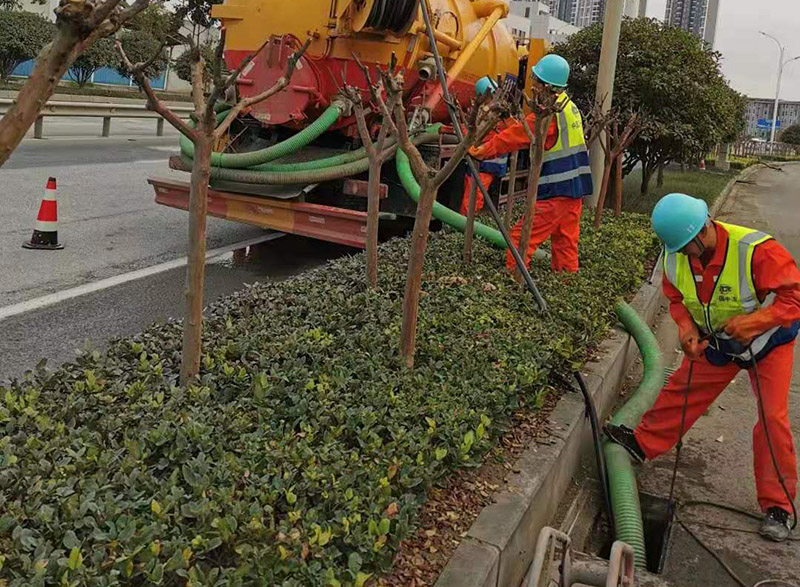 阜南市政管道清淤